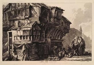 Lamb Row, Chester from the folio Eight Etchings of Old Buildings in the City of Chester