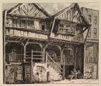 House in Watergate Street dated 1593, from the folio Eight Etchings of Old Buildings in the City of Chester