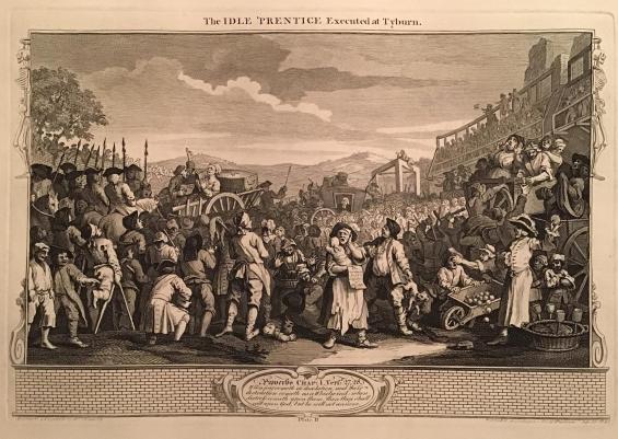Industry and Idleness, Plate 11: Executed at Tyburn, from Hogarth Restored, the Whole Works of the Celebrated William Hogarth as Originally Published