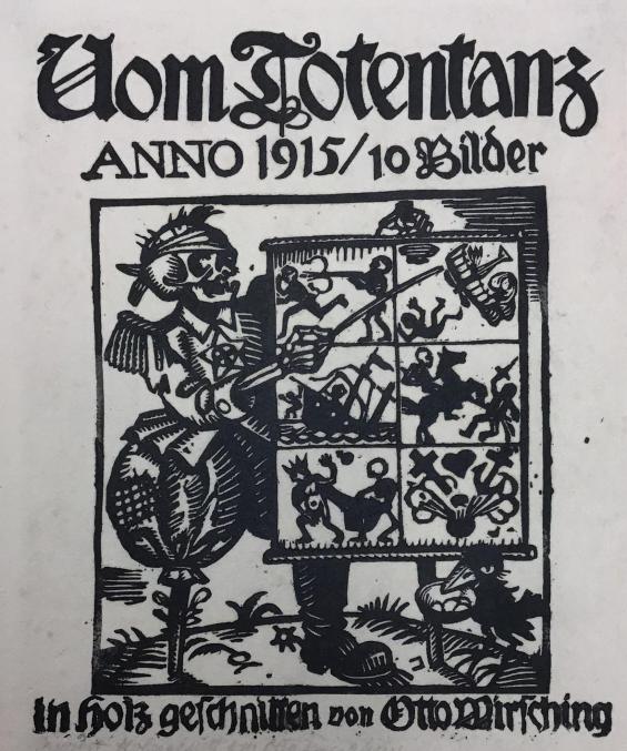 Titelblatt: Vom Totentanz / Title page: From the Dance of Death