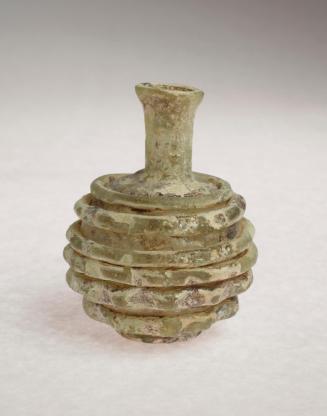 Vial with trailed and tooled decoration